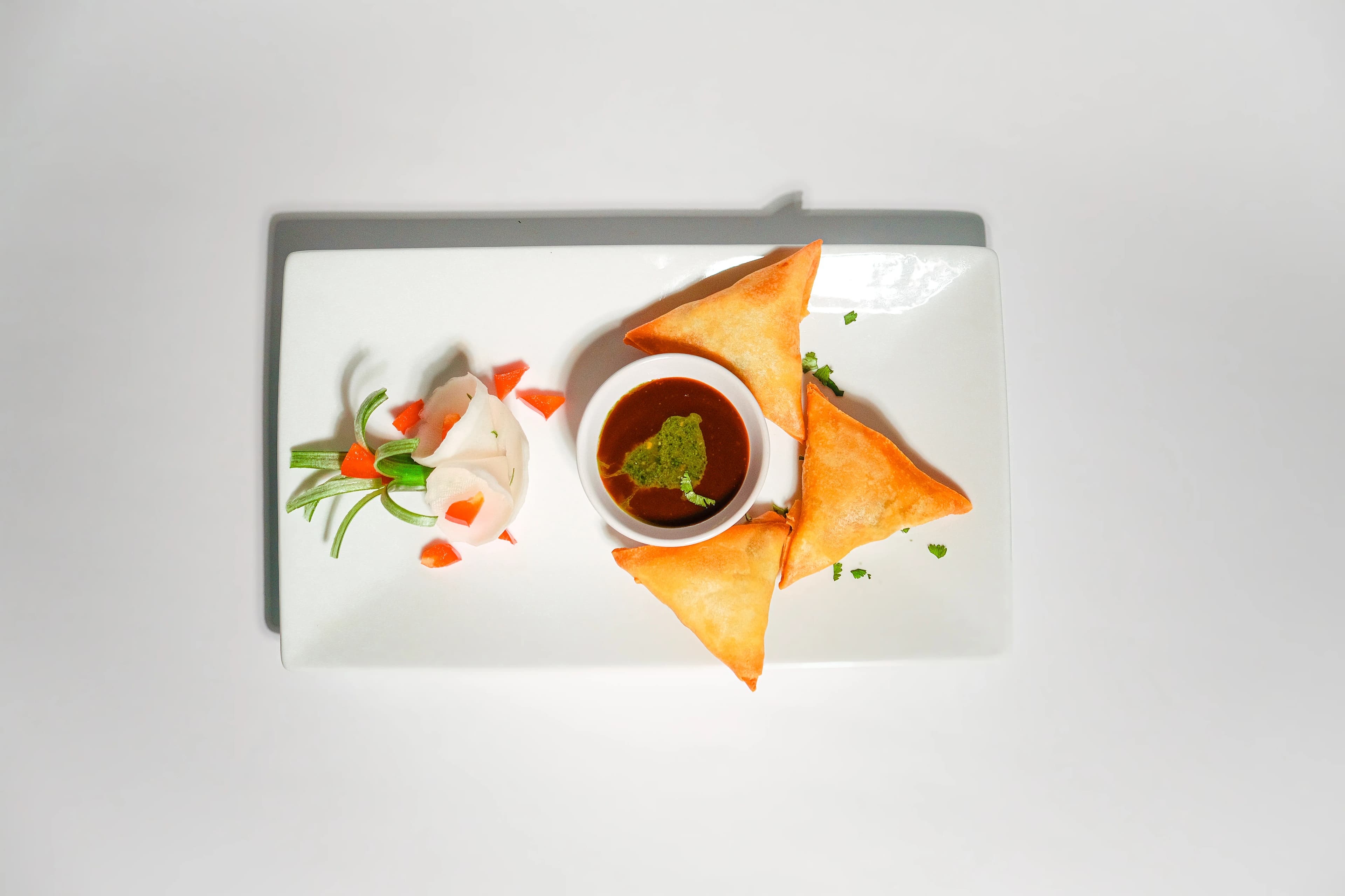 Veg Samosas (3 pcs)(V)